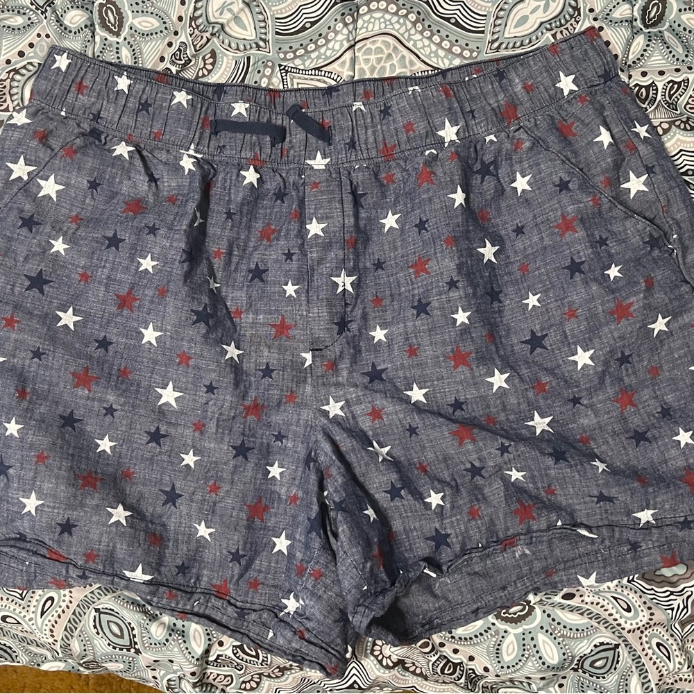 bcg shorts w/ red, white, and blue stars